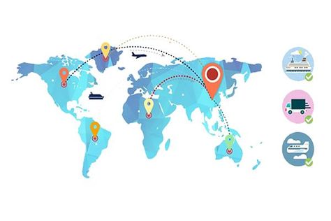 What are the benefits of using an international courier?