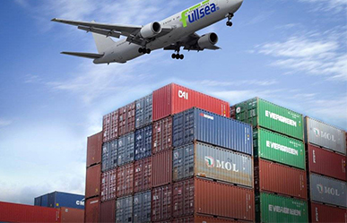It is talking about air,sea and road transports